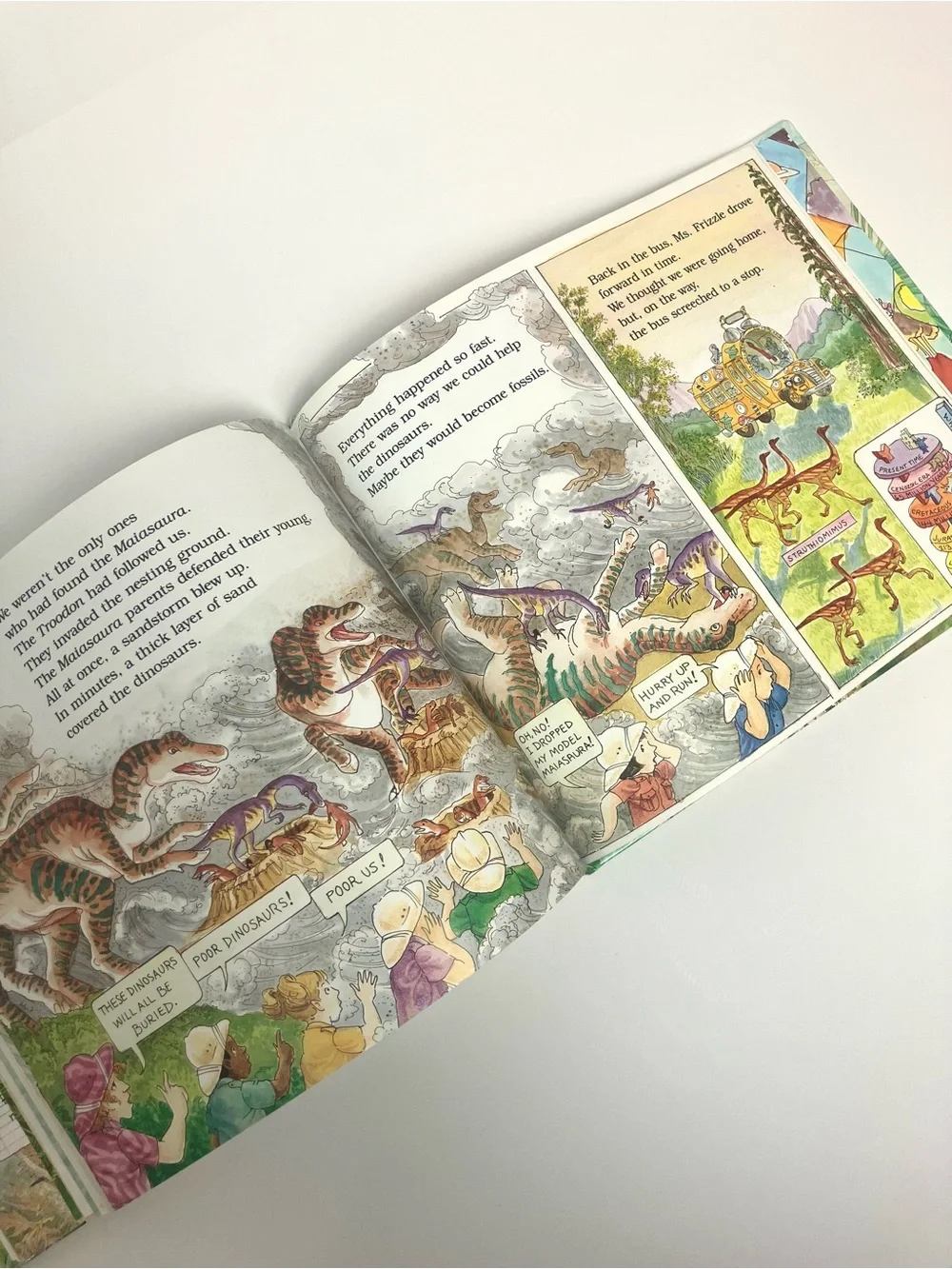 Vintage Magic School Bus Book 1st Edition 1st Printing 1994 Time Dinosaurs - Picture 11 of 13